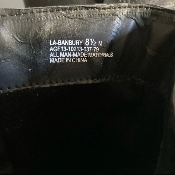 Black Laura Ashley Knee-High Boots - Picture 6 of 7